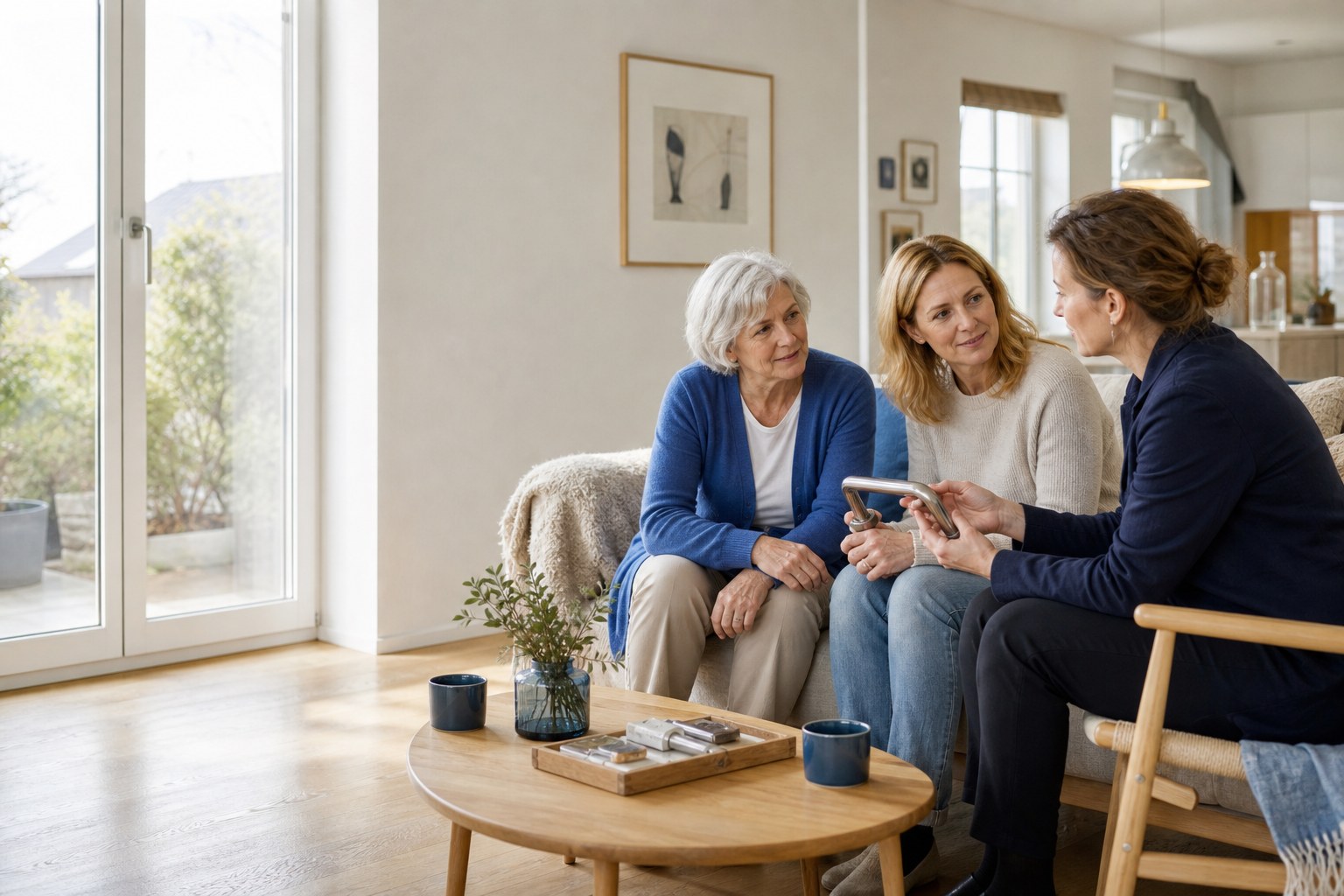 Modernes, helles Zuhause als Ausgangspunkt für handwerkliche Wohnlösungen